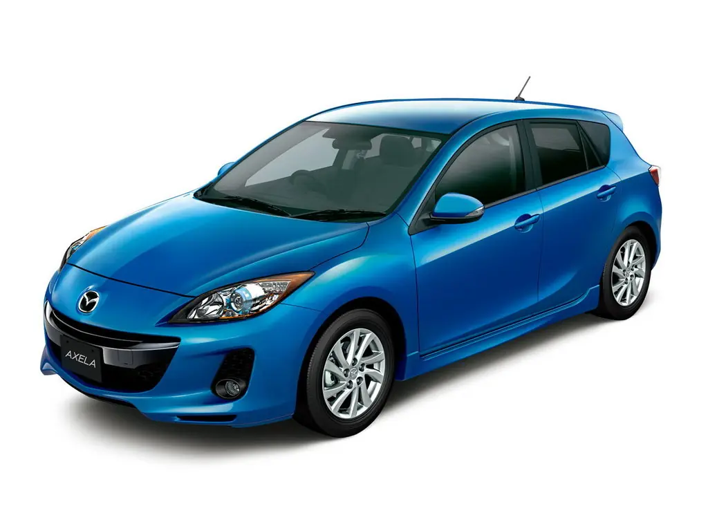 Mazda Axela (BL3FW, BL5FW, BLEAW, BLFFW) 2 поколение, рестайлинг, хэтчбек 5 дв. (09.2011 - 10.2013)